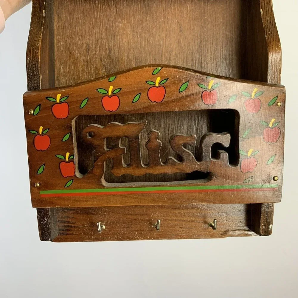 Vintage wooden letter